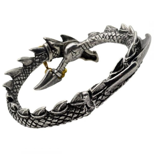 REMISE allant jusqu. ALCHEMY GOTHIC Bracelet ‘Dragon’s Lure’ 4