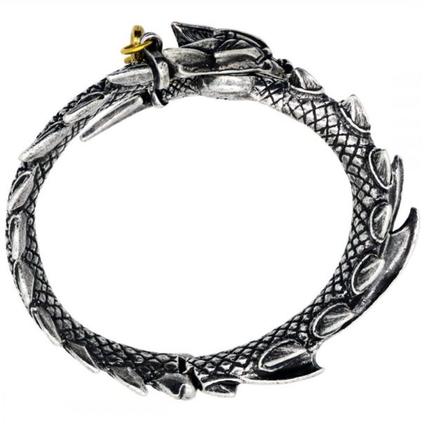 REMISE allant jusqu. ALCHEMY GOTHIC Bracelet ‘Dragon’s Lure’ 5