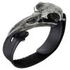 ALCHEMY GOTHIC Bracelet ‘Rabeschadel’ En Cuir Noir excellents soldes 11