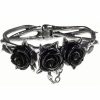 ALCHEMY GOTHIC Bracelet ‘Wild Black Rose’ boutiqued pas cher 16