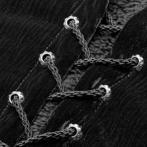 Pyon Pyon Cape Boléro Gothic Lolita à Capuche ‘Black Fairy’ Boutique officielle 36