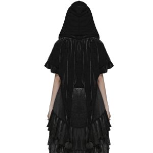 Pyon Pyon Cape Boléro Gothic Lolita à Capuche ‘Black Fairy’ Boutique officielle 20