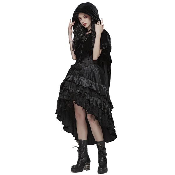 Pyon Pyon Cape Boléro Gothic Lolita à Capuche ‘Black Fairy’ Boutique officielle 7
