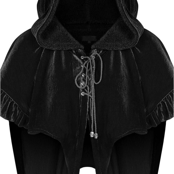 Pyon Pyon Cape Boléro Gothic Lolita à Capuche ‘Black Fairy’ Boutique officielle 11