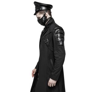 PUNK RAVE Casquette Gothique ‘Militia’ Noire mode pas chere 25