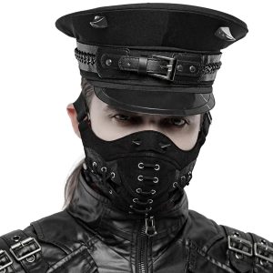 dernières PUNK RAVE Casquette Gothique ‘Murderdoll’ Noire 13