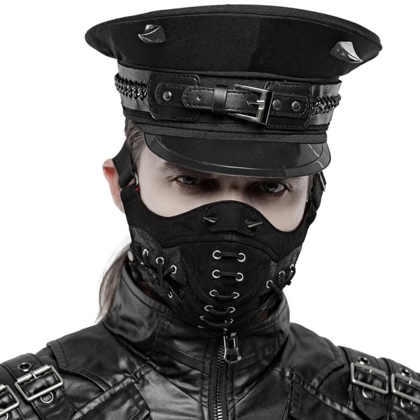 dernières PUNK RAVE Casquette Gothique ‘Murderdoll’ Noire 3