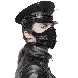 dernières PUNK RAVE Casquette Gothique ‘Murderdoll’ Noire 17