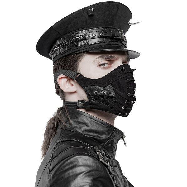 dernières PUNK RAVE Casquette Gothique ‘Murderdoll’ Noire 5