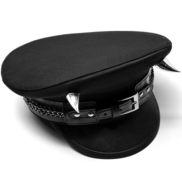 dernières PUNK RAVE Casquette Gothique ‘Murderdoll’ Noire 1