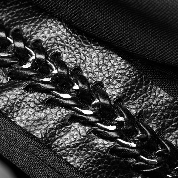 dernières PUNK RAVE Casquette Gothique ‘Murderdoll’ Noire 10