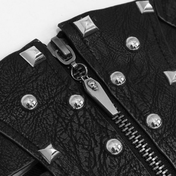 DEVIL FASHION Ceinture ‘Badriyah’ En Simili Cuir Noir Achat 12