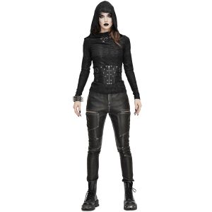 DEVIL FASHION Ceinture ‘Badriyah’ En Simili Cuir Noir Achat 22