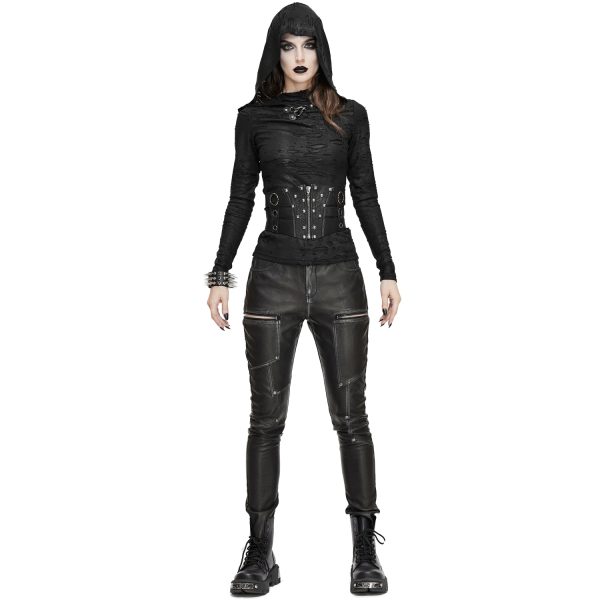 DEVIL FASHION Ceinture ‘Badriyah’ En Simili Cuir Noir Achat 4