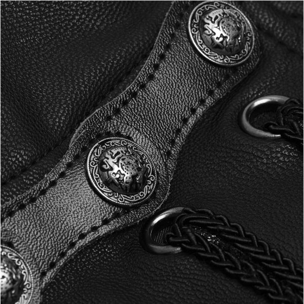 PUNK RAVE Ceinture Corset Pour Hommes ‘Sanctum’ Noire site officiel 13