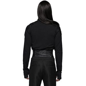 PUNK RAVE Ceinture Corset Pour Hommes ‘Sanctum’ Noire site officiel 18