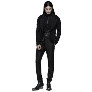 PUNK RAVE Ceinture Corset Pour Hommes ‘Sanctum’ Noire site officiel 22