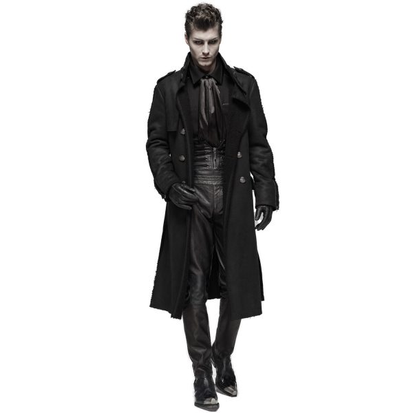 PUNK RAVE Ceinture Corset Pour Hommes ‘Sanctum’ Noire site officiel 7