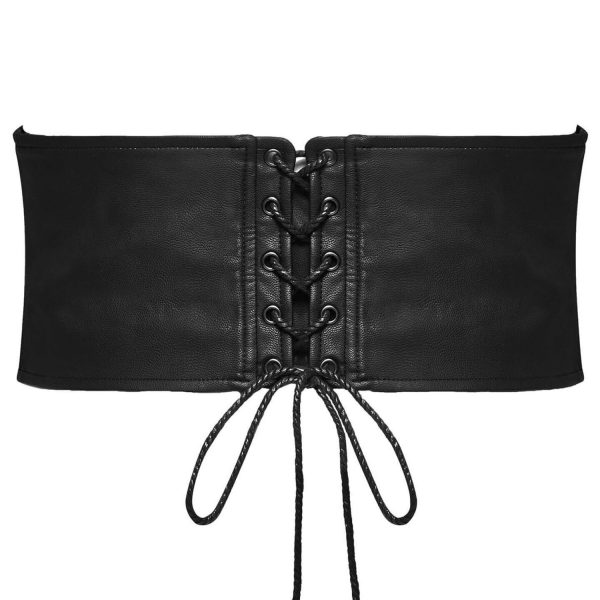 PUNK RAVE Ceinture Corset Pour Hommes ‘Sanctum’ Noire site officiel 9