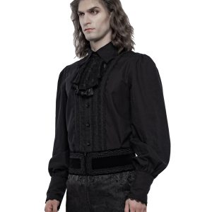 PUNK RAVE Ceinture Pour Hommes ‘Hamlet’ Noire en ligne vente 20