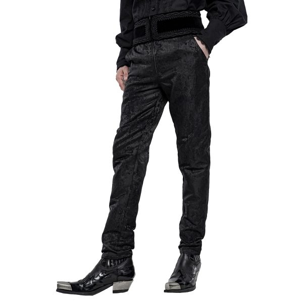 PUNK RAVE Ceinture Pour Hommes ‘Hamlet’ Noire en ligne vente 6