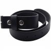 ALCHEMY GOTHIC Ceinture Sans Boucle En Cuir Noir Pas Cher soldes France 10