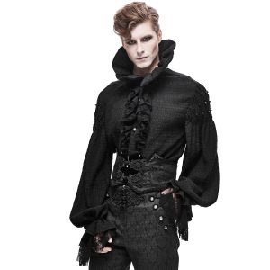 DEVIL FASHION Ceinture Victorienne ‘Israfel’ Noire le grand escompte 21