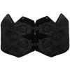 DEVIL FASHION Ceinture Victorienne ‘Israfel’ Noire le grand escompte 55