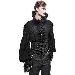 DEVIL FASHION Ceinture Victorienne ‘Israfel’ Noire le grand escompte 25