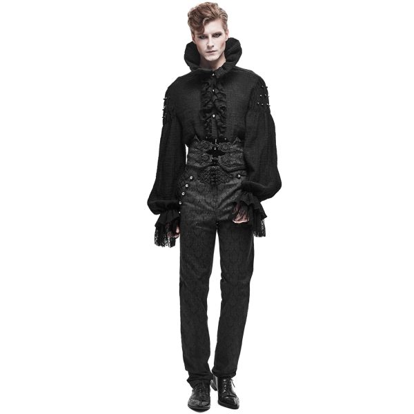 DEVIL FASHION Ceinture Victorienne ‘Israfel’ Noire le grand escompte 6