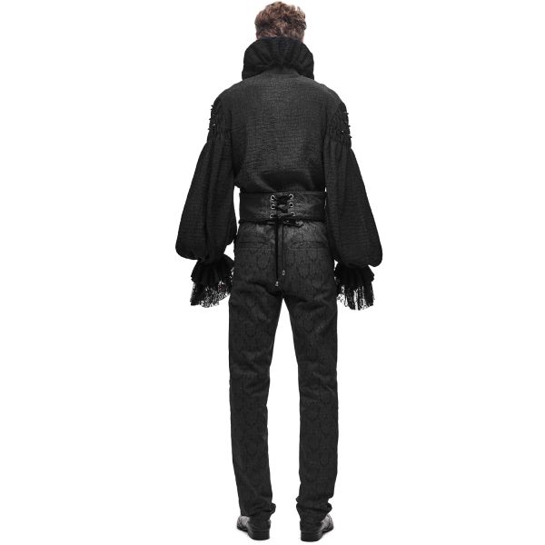 DEVIL FASHION Ceinture Victorienne ‘Israfel’ Noire le grand escompte 7