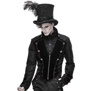 en france DEVIL FASHION Chapeau Haut De Forme ‘Israfel’ Noir 18
