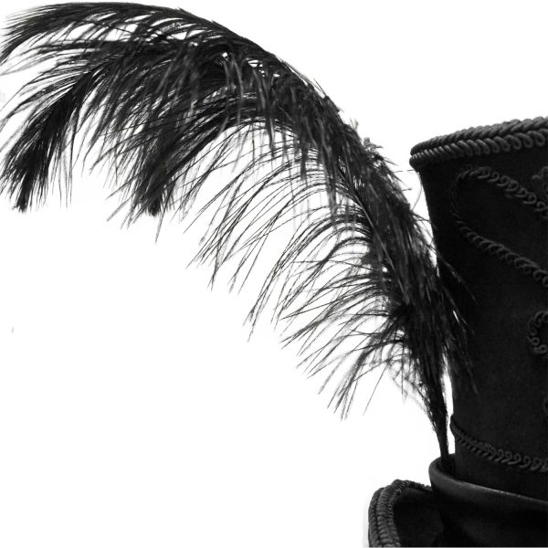 en france DEVIL FASHION Chapeau Haut De Forme ‘Israfel’ Noir 15