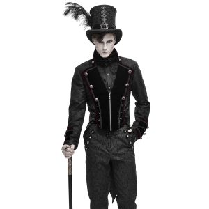 en france DEVIL FASHION Chapeau Haut De Forme ‘Israfel’ Noir 20
