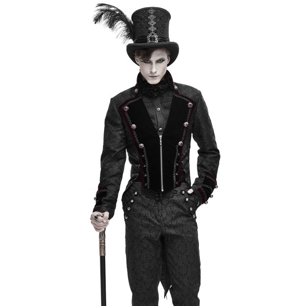 en france DEVIL FASHION Chapeau Haut De Forme ‘Israfel’ Noir 4