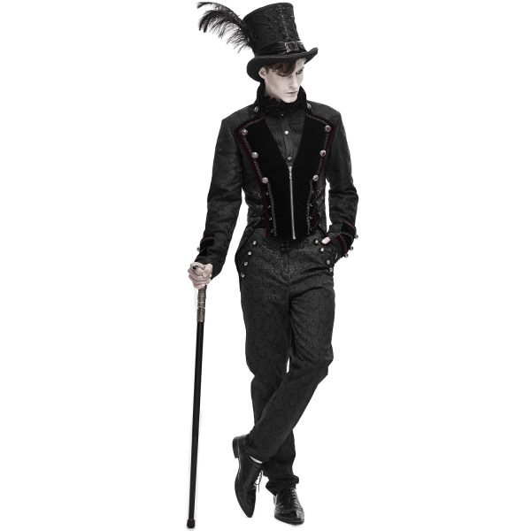en france DEVIL FASHION Chapeau Haut De Forme ‘Israfel’ Noir 5