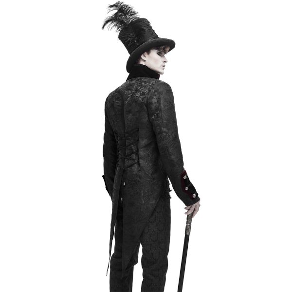 en france DEVIL FASHION Chapeau Haut De Forme ‘Israfel’ Noir 6