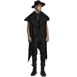 Pas Cher soldes France PUNK RAVE Chapeau Post Apocalyptic ‘Distressed’ Noir 15