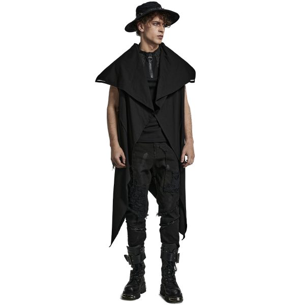 Pas Cher soldes France PUNK RAVE Chapeau Post Apocalyptic ‘Distressed’ Noir 4