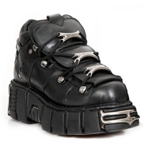 Livraison internationale Chaussures New Rock Metallic En Cuir Itali Et Nomada… 12