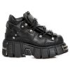 Livraison internationale Chaussures New Rock Metallic En Cuir Itali Et Nomada… 26