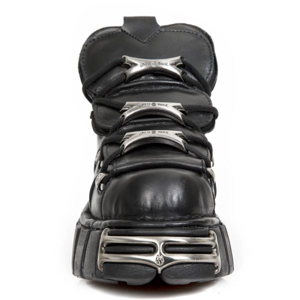 Livraison internationale Chaussures New Rock Metallic En Cuir Itali Et Nomada… 4