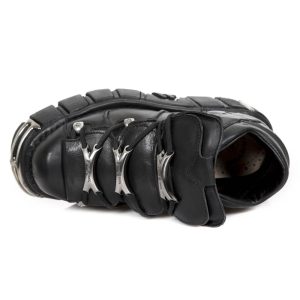 Livraison internationale Chaussures New Rock Metallic En Cuir Itali Et Nomada… 22