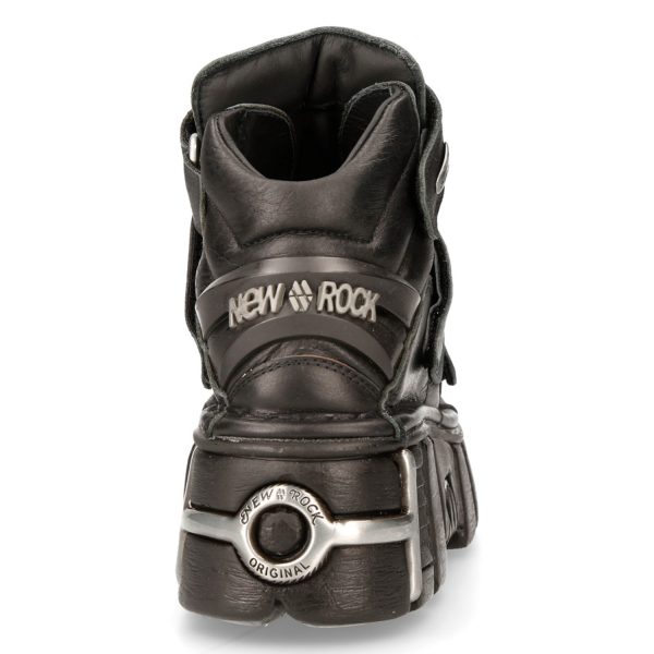 Chaussures New Rock Metallic Tower En Cuir Itali Et… SOLDES TOUT À 6