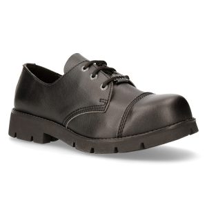 mode tendance Chaussures New Rock Ranger En Cuir Vegan Noir 12