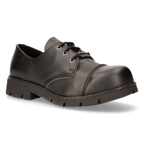 mode tendance Chaussures New Rock Ranger En Cuir Vegan Noir 3