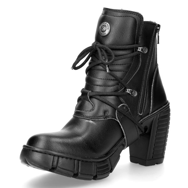 france Chaussures New Rock Trail En Cuir Vegan Noir 5
