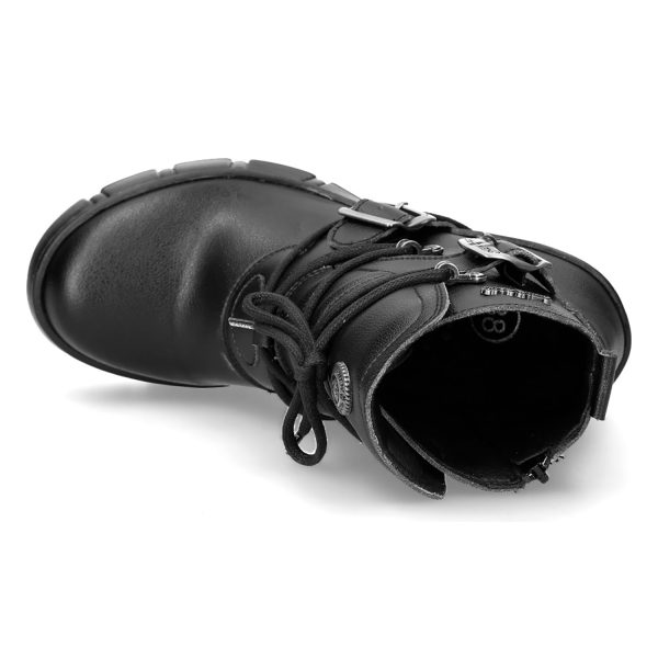 france Chaussures New Rock Trail En Cuir Vegan Noir 8