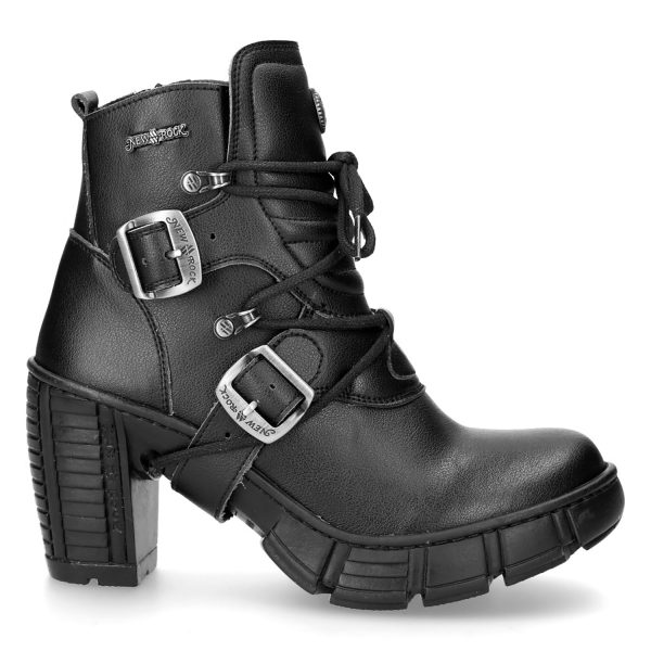 france Chaussures New Rock Trail En Cuir Vegan Noir 1
