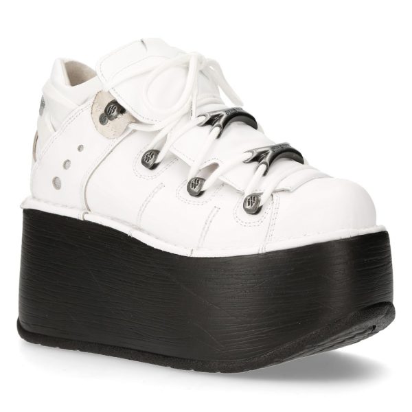 Chaussures Plateformes New Rock Marte Blanches boutiqued pas cher 3